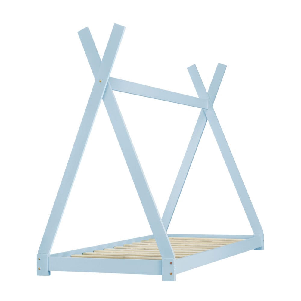 Kinderbett Onjeda 90x200 cm Tipi Blau
