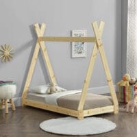 Kinderbett Onejda 70x140 cm Tipi Holz