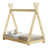 Kinderbett Onejda 70x140 cm Tipi Holz