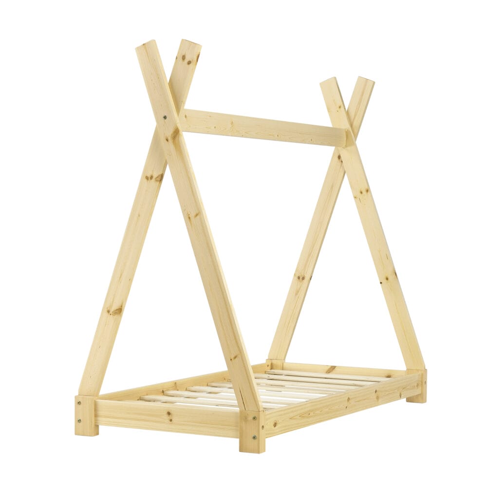 Kinderbett Onejda 70x140 cm Tipi Holz