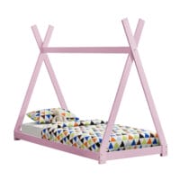 Kinderbett Onjeda 90x200 cm Tipi Rosa