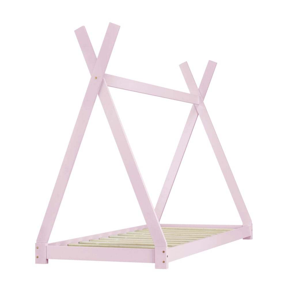 Kinderbett Onjeda 90x200 cm Tipi Rosa