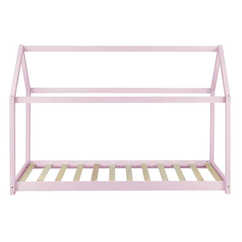 Kinderbett Netstal 90x200 cm Rosa