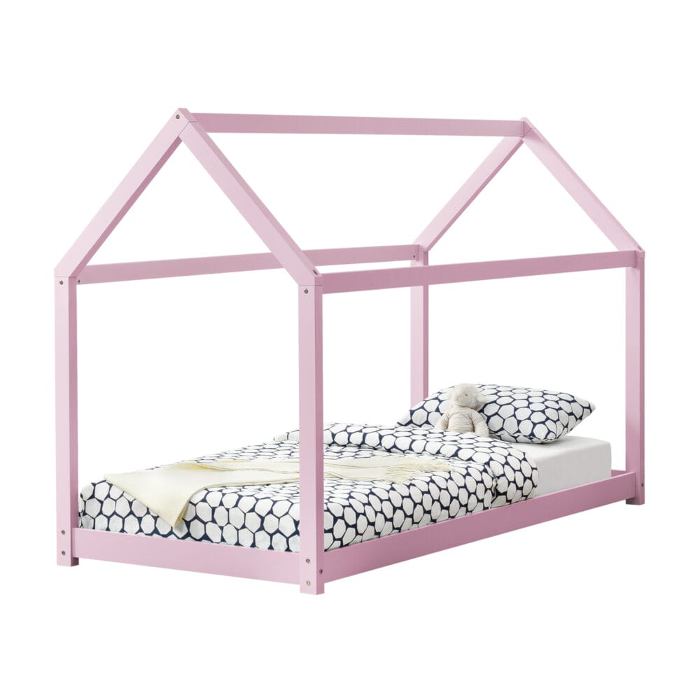 Kinderbett Netstal 90x200 cm Rosa