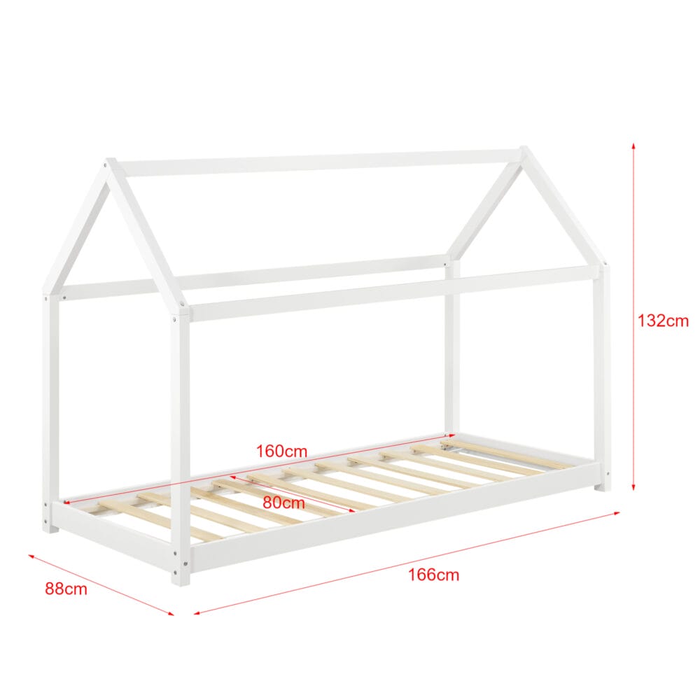 Kinderbett Netstal 80x160 cm Holz