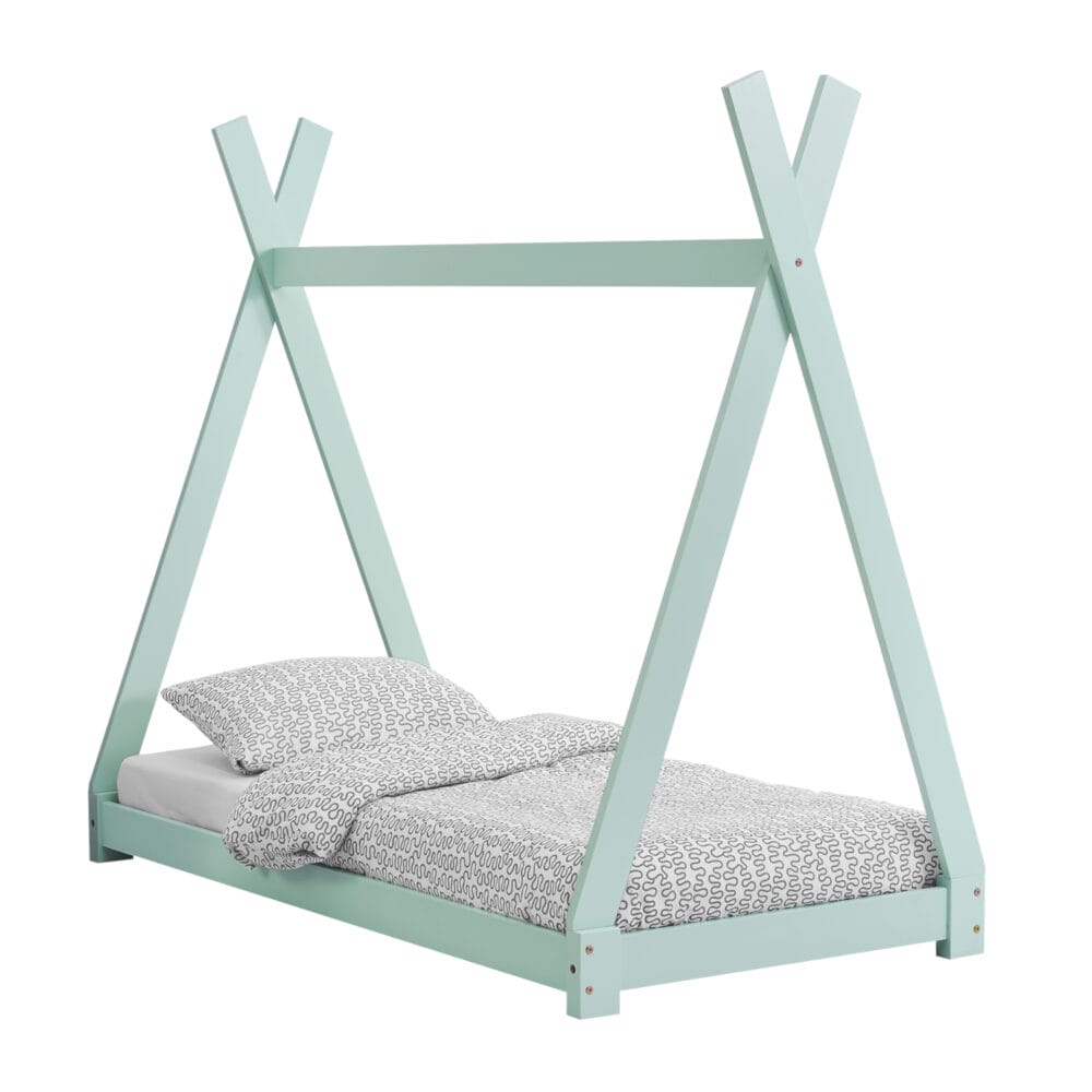 Kinderbett Onejda 80x160 cm Kiefernholz Mint
