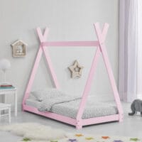 Kinderbett Onjeda 70x140 cm Rosa