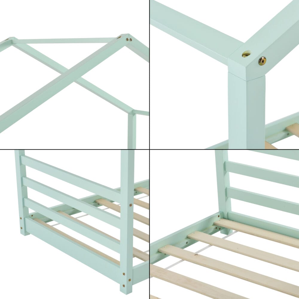 Kinderbett Vardø 90x200 cm Mintgrün