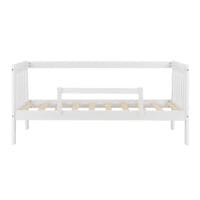 Kinderbett Selfoss 90x200 cm mit Matratze und Schutzgitter