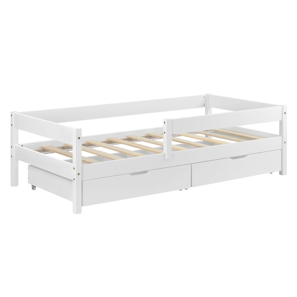 Kinderbett Borgarnes 90x200 cm mit Rausfallschutz