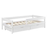 Kinderbett Borgarnes 90x200 cm mit Rausfallschutz