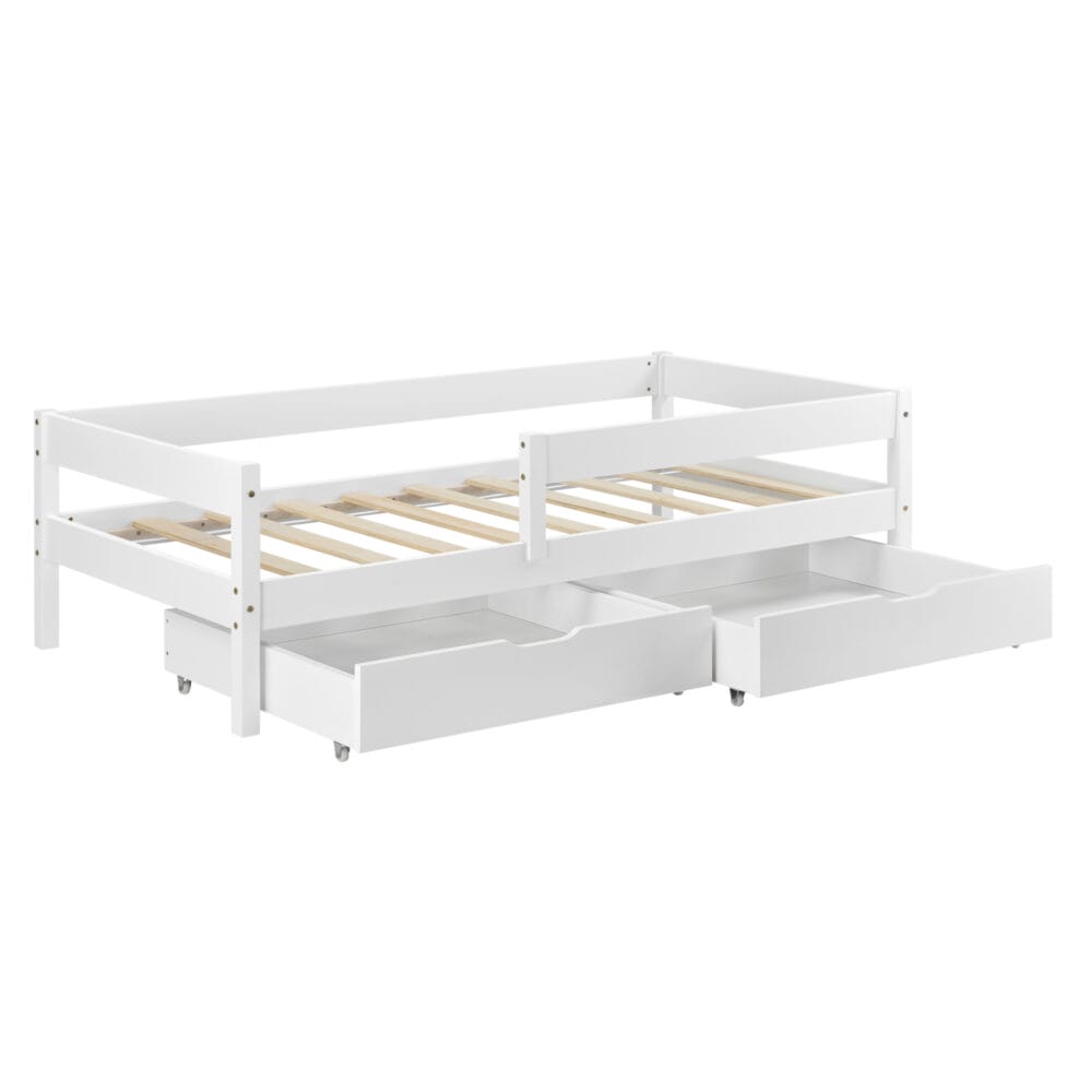 Kinderbett Borgarnes 90x200 cm mit Rausfallschutz