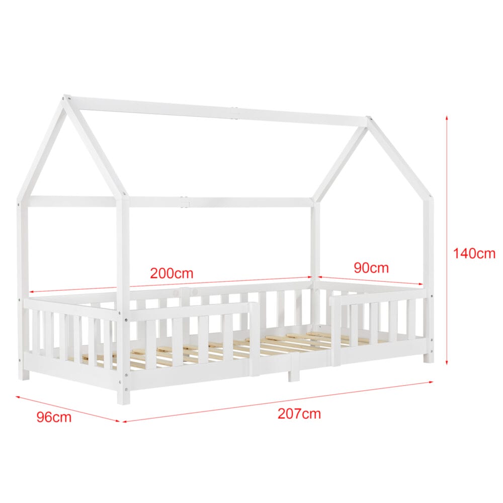 Kinderbett Sisimiut 90x200 cm mit Matratze