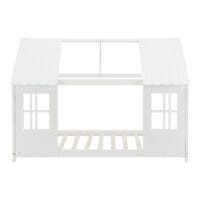 Halboffenes Kinderbett Tostedt 90x200cm Weiss