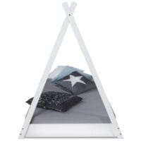 Kinderbett TIPI 90x200cm Weiss