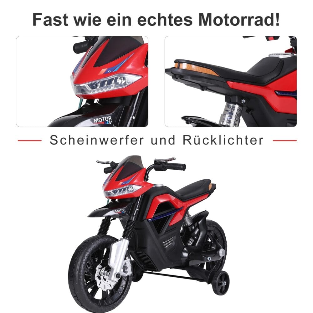 Kindermotorrad ab 3 Jahren Elektro-Motorrad