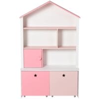 Kinderregal Bücherregal für Mädchen Rosa