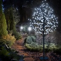 Kirschblütenbaum 200 LED's Lichterbaum 180cm mit Fernbedienung