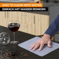 Klapptisch 183cm Camping für 8 Personen Tragbar Platzsparend Outdoor/Indoor Schwarz