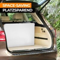 Klapptisch 183cm Camping für 8 Personen Tragbar Platzsparend Outdoor/Indoor Weiss