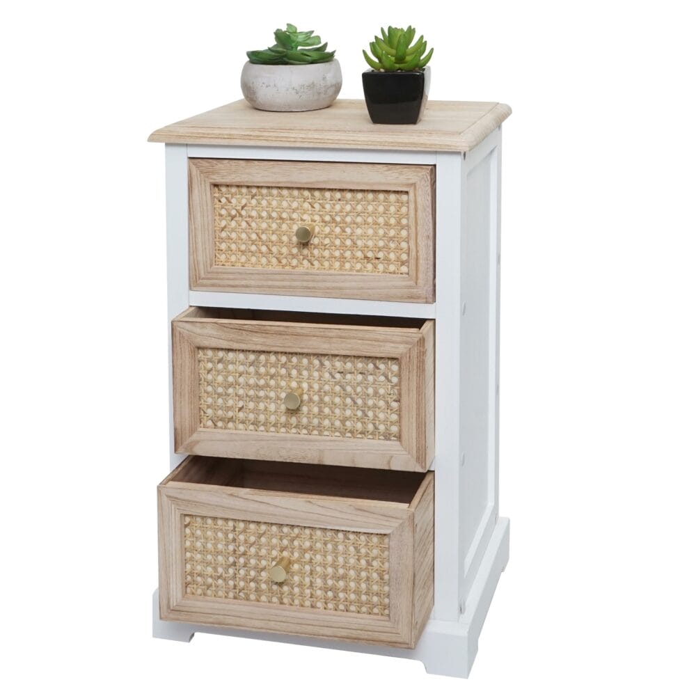 Kommode JAM-K87 FSC-zertifiziert Rattan 63x40x28cm