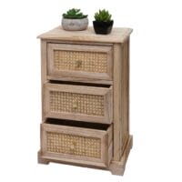 Kommode JAM-K87 FSC-zertifiziert Rattan 63x40x28cm