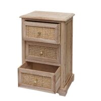 Kommode JAM-K87 FSC-zertifiziert Rattan 63x40x28cm