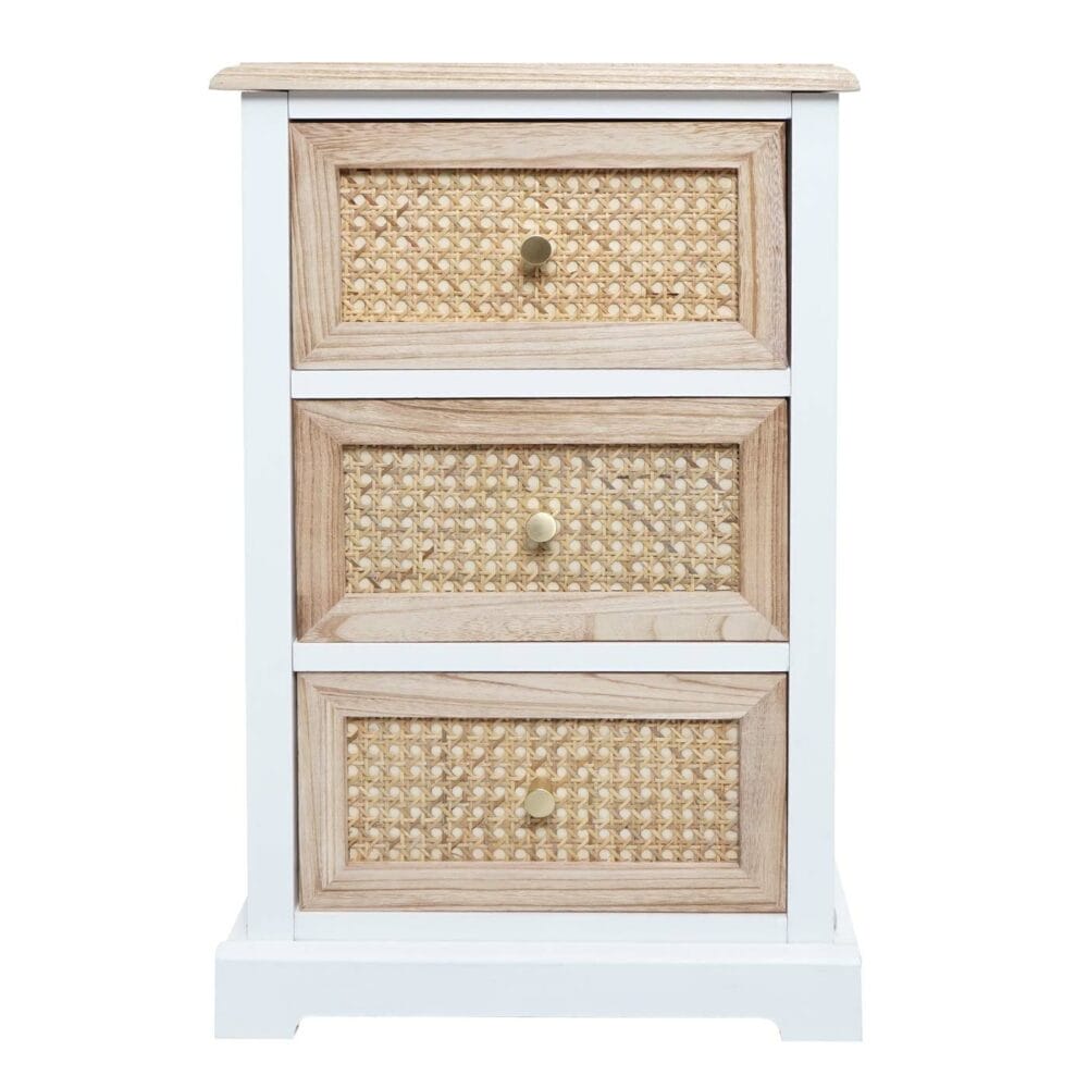 Kommode JAM-K87 FSC-zertifiziert Rattan 63x40x28cm