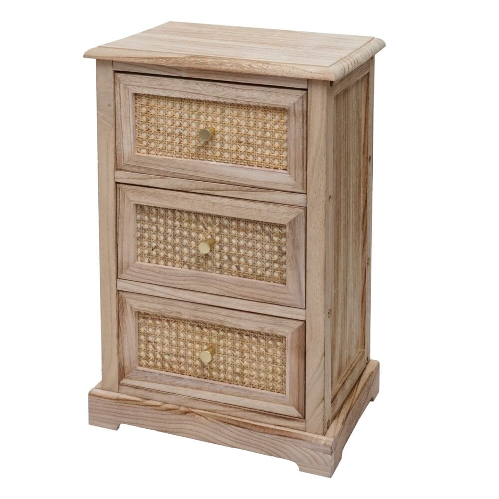 Kommode JAM-K87 FSC-zertifiziert Rattan 63x40x28cm