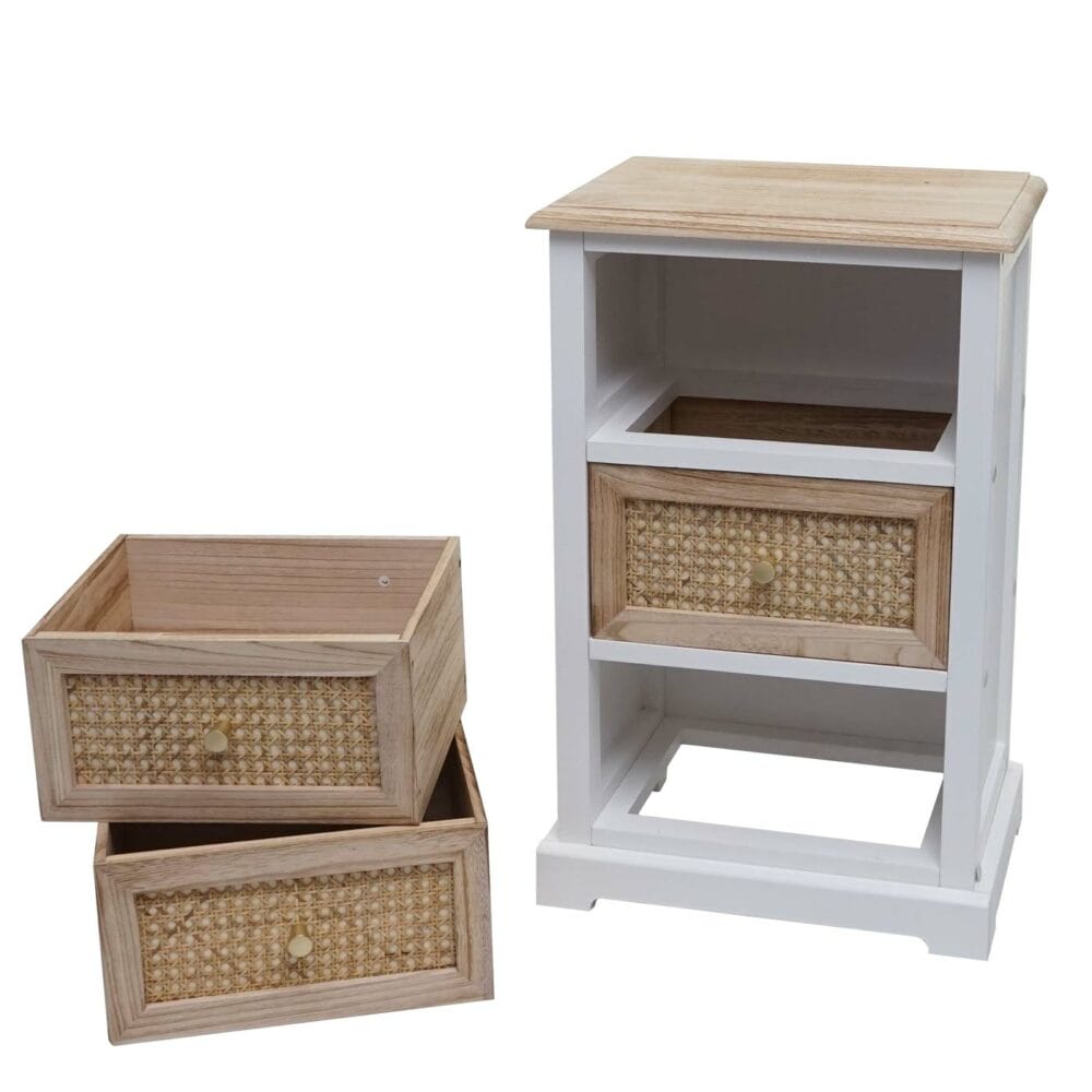 Kommode JAM-K87 FSC-zertifiziert Rattan 63x40x28cm