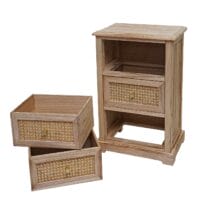 Kommode JAM-K87 FSC-zertifiziert Rattan 63x40x28cm