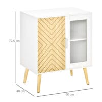 Kommode Nachttisch Skandinavien 60x40x72.5cm