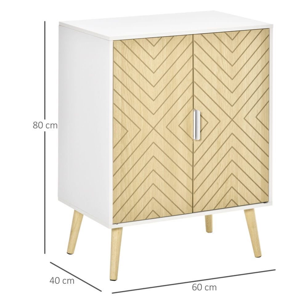 Kommode Nachttisch Skandinavien 60x40x80cm