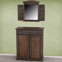 Kommode Schrank Shabby-Look Vintage ~ braun