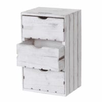 Kommode Shabby-Look Vintage ~ weiss