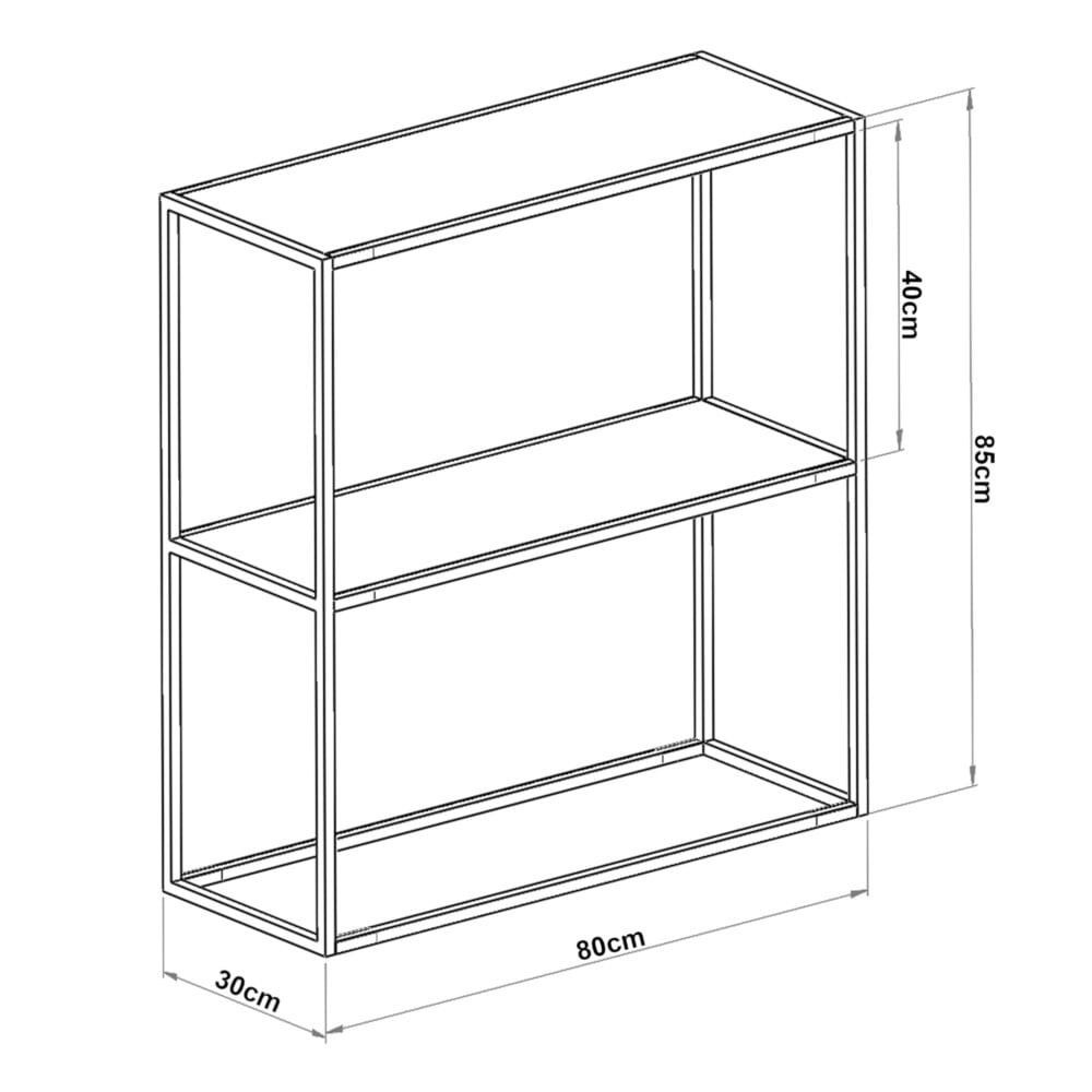 Konsolentisch Konnevesi 85x80x30cm Schwarz Transparent