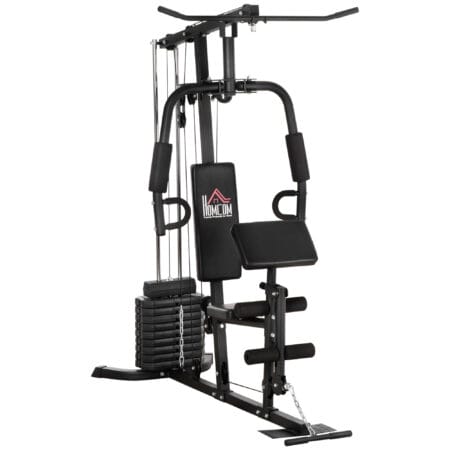 Kraftstation Fitnessstation 45kg Gewichte 180x108x200cm