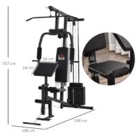 Kraftstation Fitnessstation Multigym 148x108x207cm