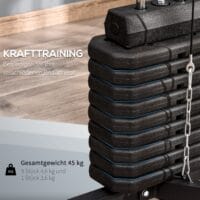 Kraftstation Fitnessstation Multigym 148x108x207cm