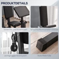 Kraftstation Fitnessstation Multigym 148x108x207cm