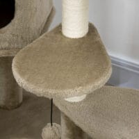 Kratzbaum 94cm Kletterbaum Katzenbaum mit Katzenhöhle Spielball