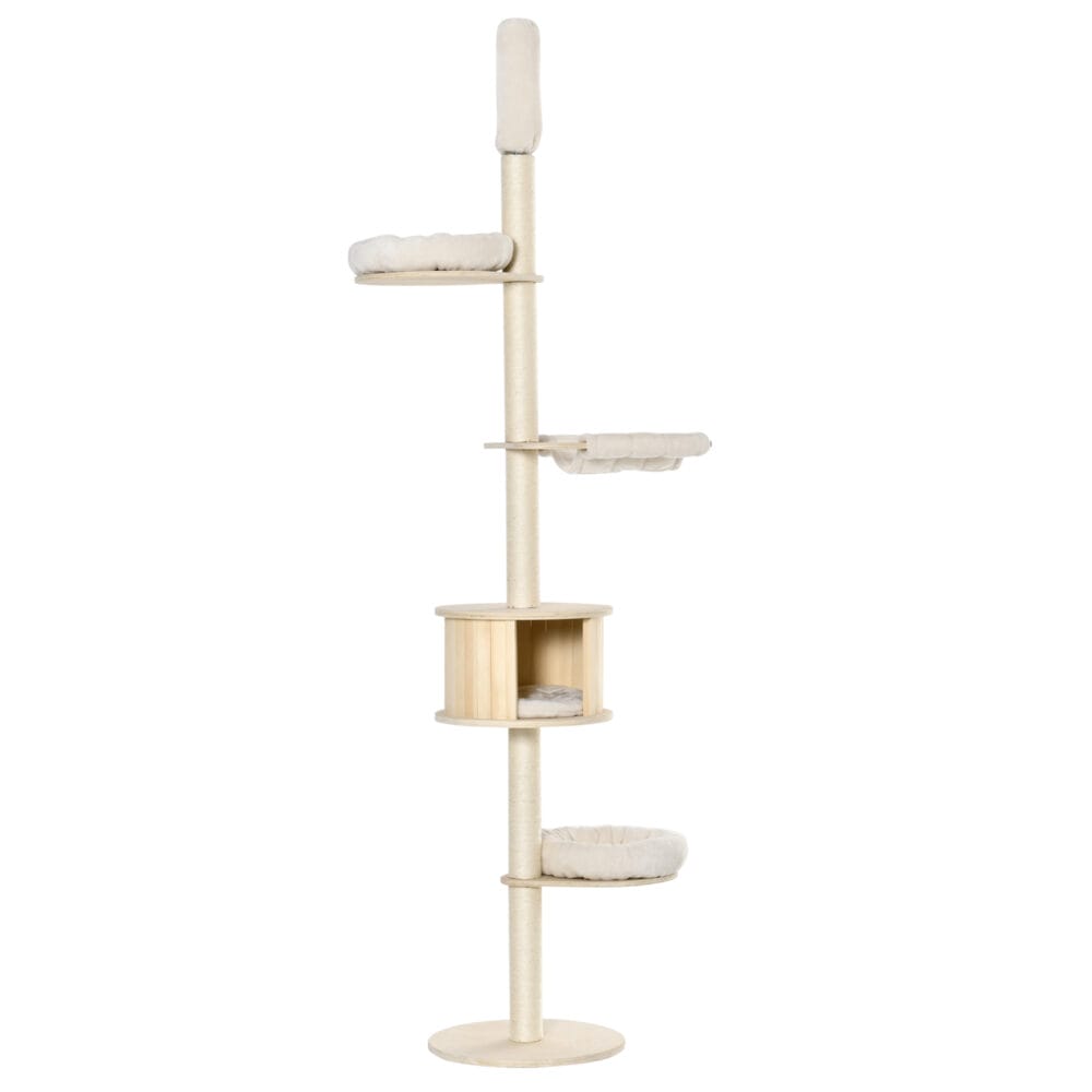Kratzbaum Katzenbaum Deckenhoch 50x50x232-252cm
