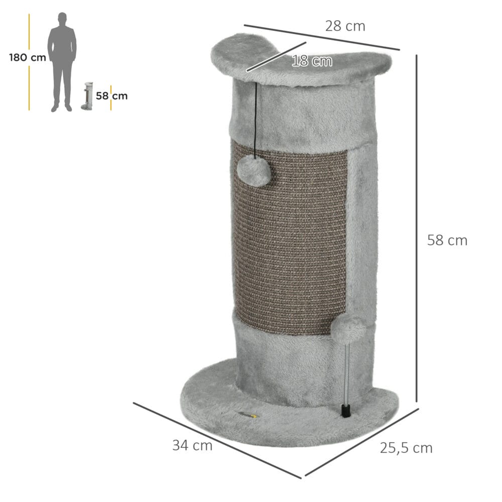 Kratzstam 58cm Kratzsäule für Katzen