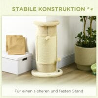 Kratzstam 58cm Kratzsäule für Katzen