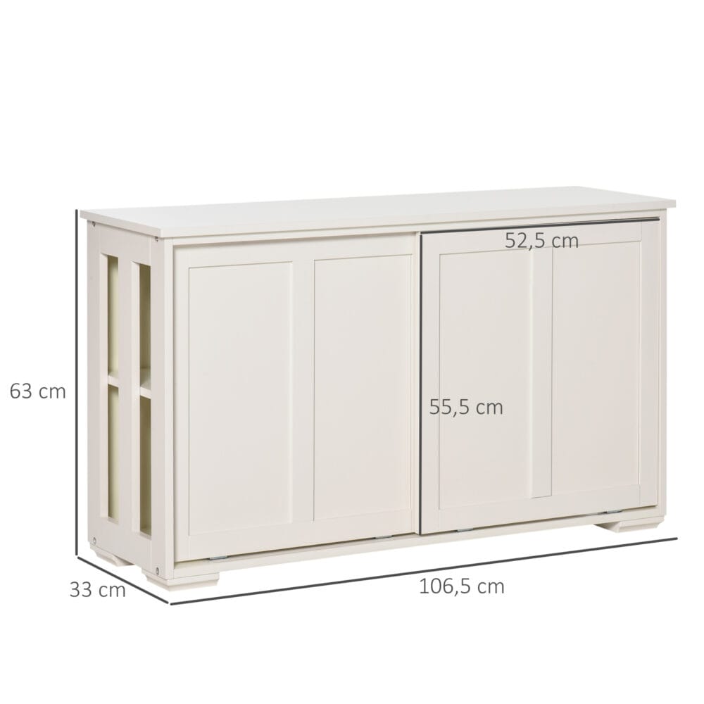 Küchenschrank Sideboard mit Schiebetüren Kommode