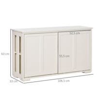 Küchenschrank Sideboard mit Schiebetüren Kommode