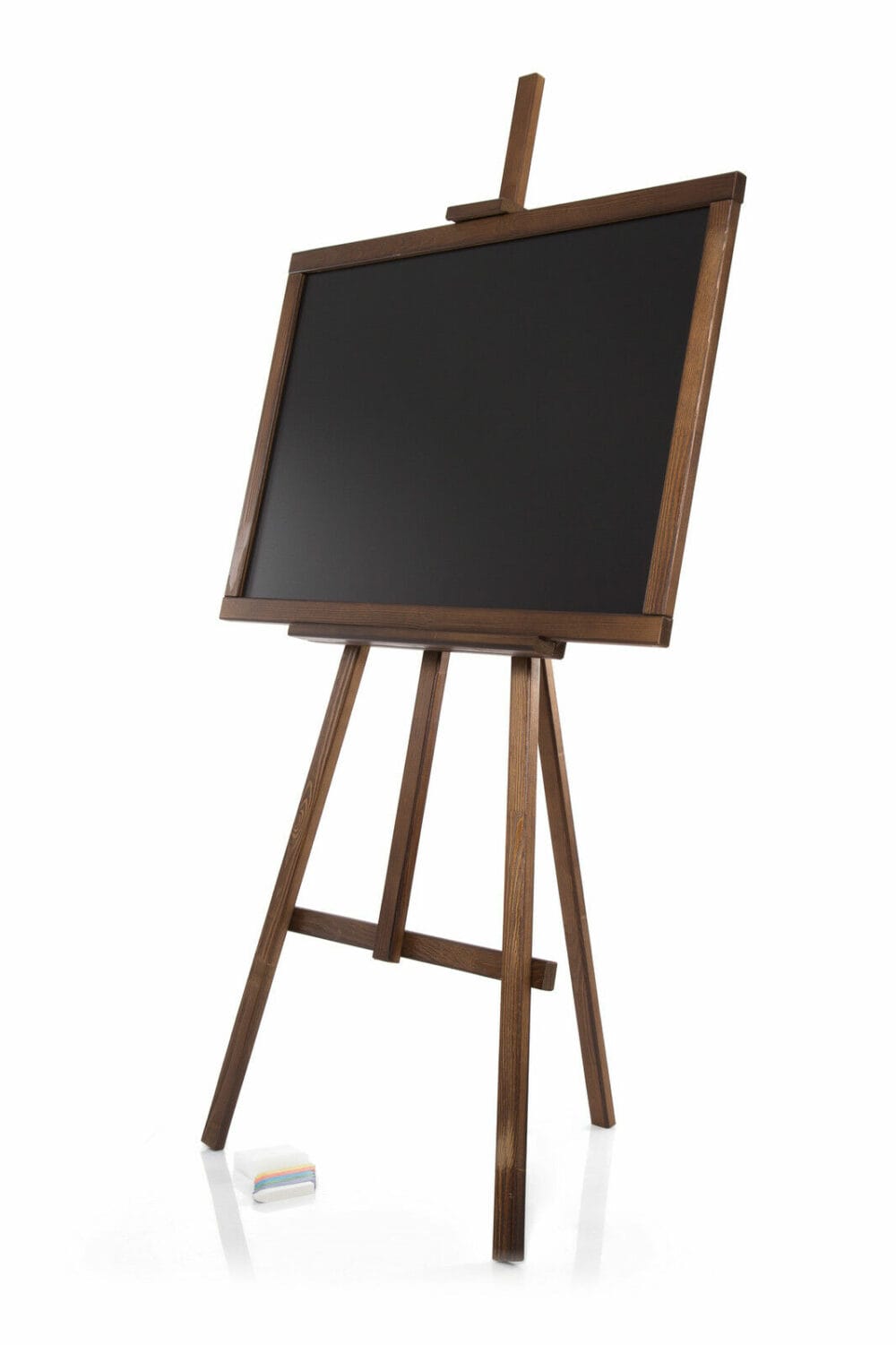 Kundenstopper 140x62cm Werbetafel Staffelei dunkelbraun