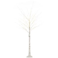 LED Baum Birke 96 LEDs 180cm warmweiss