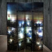 LED Paravent New York 180x160cm ~ 28 LEDs