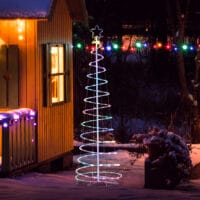 LED Spiralbaum Weihnachtsbaum mit 135 Mini-Lichtern